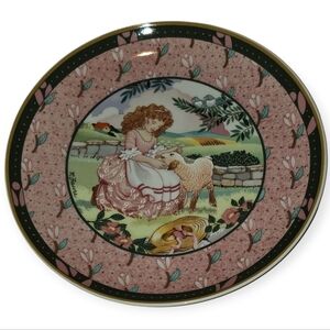 Vintage 1985 Renee Faure Collector's Plate "Mary Had A Little Lamb"